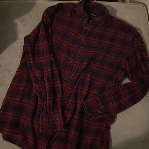 Red and black plaid flannel